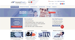 Desktop Screenshot of incorpdirect.ca